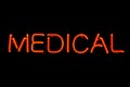 Medical neon sign