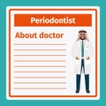 Medical notes about periodontist