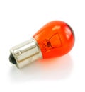 Medical orange light bulb Royalty Free Stock Photo