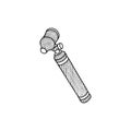 Medical Otoscope Line Art Illustration Creative Logo