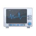 ECG Machine Royalty Free Stock Photo