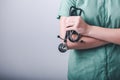 Medical Patient Healthcare and Doctor Occupation Concept, Medicine Physician Doctor With Stethoscope in Hospital Clinic Health Royalty Free Stock Photo