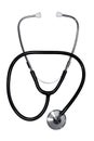 Medical phonendoscope stethoscope on white background Royalty Free Stock Photo