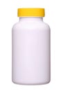 medical pill bottle isolated on white background. Royalty Free Stock Photo