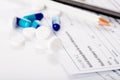 Medical pills Royalty Free Stock Photo