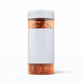 Medical pills container Royalty Free Stock Photo