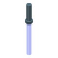 Medical pipette icon, isometric style