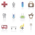 Medical Pixel Icon Royalty Free Stock Photo