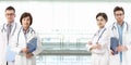 Medical professionals with copyspace Royalty Free Stock Photo