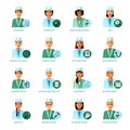 Medical Professions Avatars Set