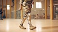 medical prosthetics clinic. Soldiers suffering from mine explosion injuries. Bionic prosthetic legs.