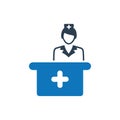 Medical Receptionist Icon