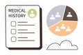 Medical Record and Patient Data Management Using Group Analytics in Cloud System Royalty Free Stock Photo
