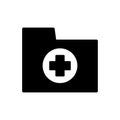 Medical report icon flat vector template design trendy Royalty Free Stock Photo