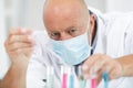 medical researcher working lab Royalty Free Stock Photo