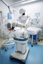 Medical robot in action, Generative AI