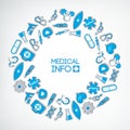 Medical Round Design Template