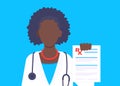 Medical rx form prescription flat style design vector illustration. Royalty Free Stock Photo