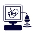 medical, scan, ultrasound, x-ray, test, medical ultrasound icon