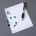 Medical Script Pad Royalty Free Stock Photo