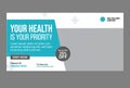 Medical Services Flyer Design Template Royalty Free Stock Photo
