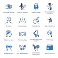 Medical Services & Specialties Icons Set 5 - Blue Series