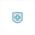 Medical sign icon flat vector logo design trendy Royalty Free Stock Photo