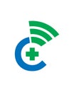 Medical signal logo , pharmacy logo