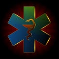 Medical snake logo