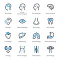 Medical Specialties Icons Set 1 - Sympa Series Royalty Free Stock Photo