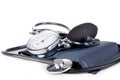 Medical sphygmomanometer Royalty Free Stock Photo