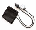 Medical sphygmomanometer isolated on white background, top view Royalty Free Stock Photo