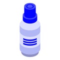 Medical spray icon, isometric style