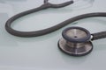 Medical stethoscope for examination care fot health