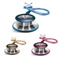 Medical stethoscopes Royalty Free Stock Photo