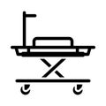 Medical Stretcher Icon