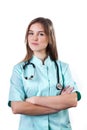 Medical student portrait Royalty Free Stock Photo