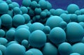 Medical Super Absorbent Polymers cluster (SAP) - 3d illustration closeup view