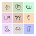 Medical , surgury , tools , hospital , heatlh , navigation , eps icons set vector