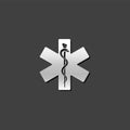 Metallic Icon - Medical symbol