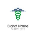 Caduceus - Medical Symbol logo Royalty Free Stock Photo