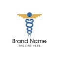 Caduceus - Medical Symbol logo Royalty Free Stock Photo