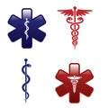 Medical symbols set Royalty Free Stock Photo