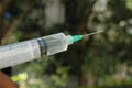 Medical syringe background photo capture