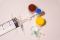 Medical syringe and needle