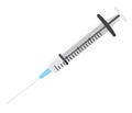 Medical syringe treatment, icon