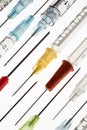Medical - Syringes and Needles - Injections Royalty Free Stock Photo