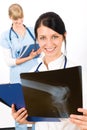 Medical team doctor woman young nurse smiling