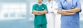 Medical team - Doctors, Surgeon and Nurse Royalty Free Stock Photo