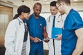 Medical team having a meeting Royalty Free Stock Photo